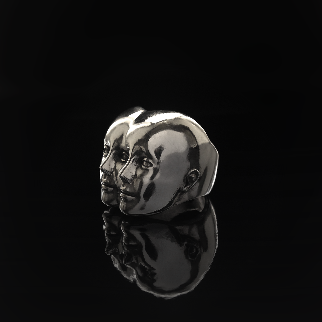 Solid Cast, Hallmarked 925 Sterling Silver, Union Ring